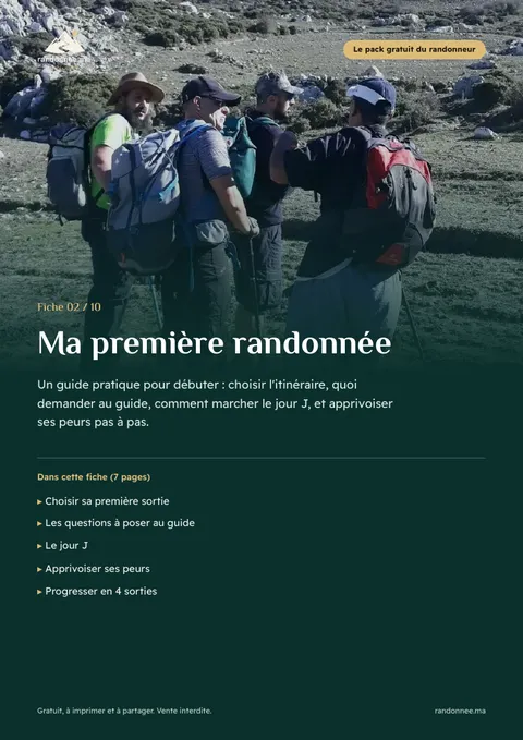 Couverture de la fiche 02 : Ma première randonnée